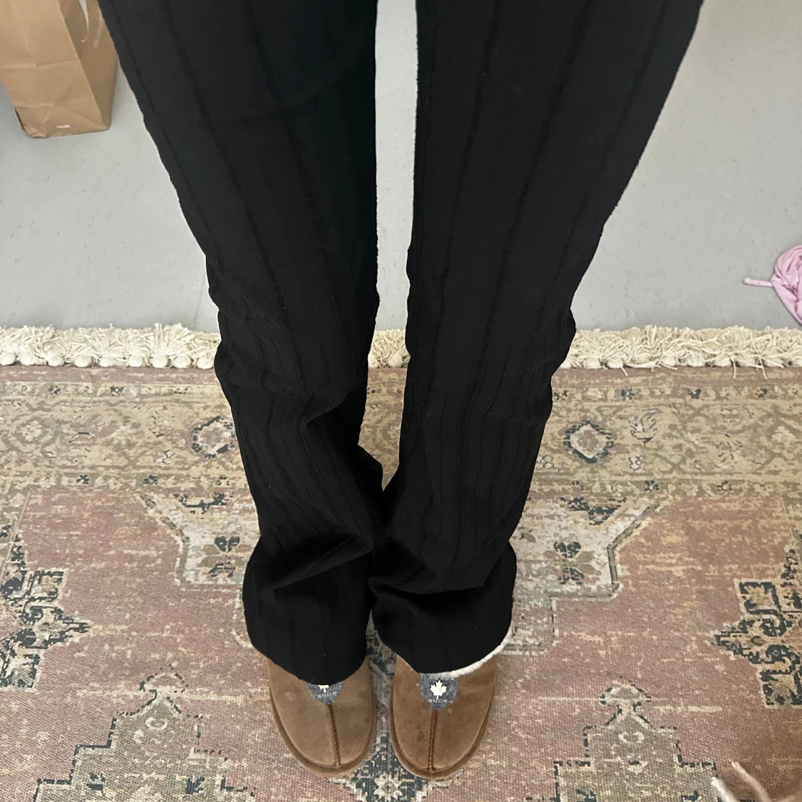 Lågmidjade kostymbyxor - 1