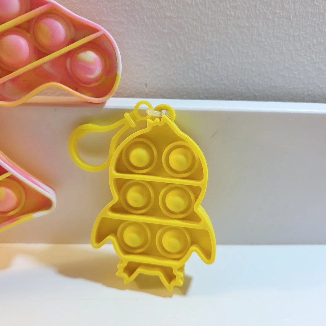 Pop It Fidget Toy Unicorn & Rocket Set - 2