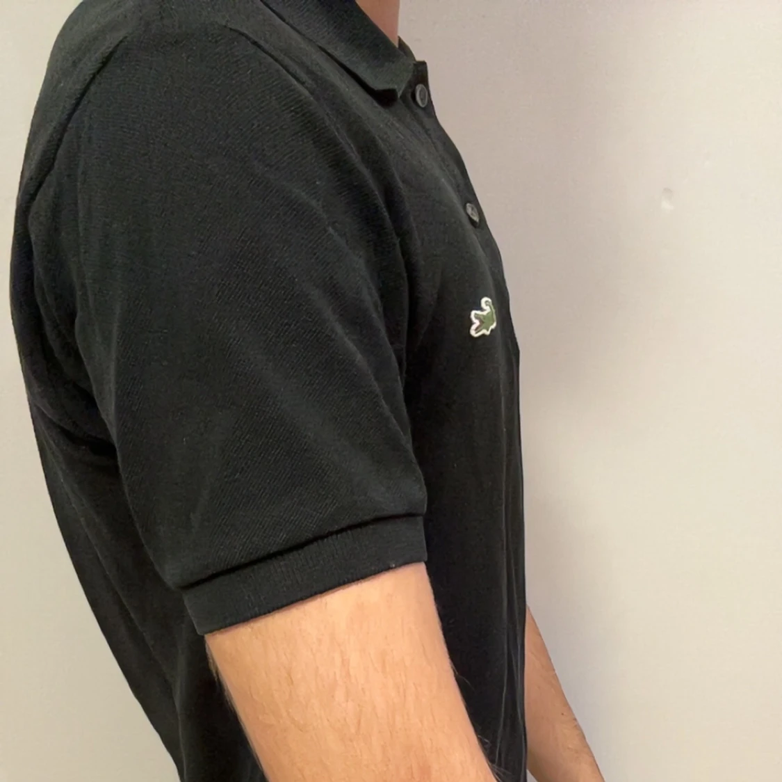 Svart pikétröja från Lacoste - 2