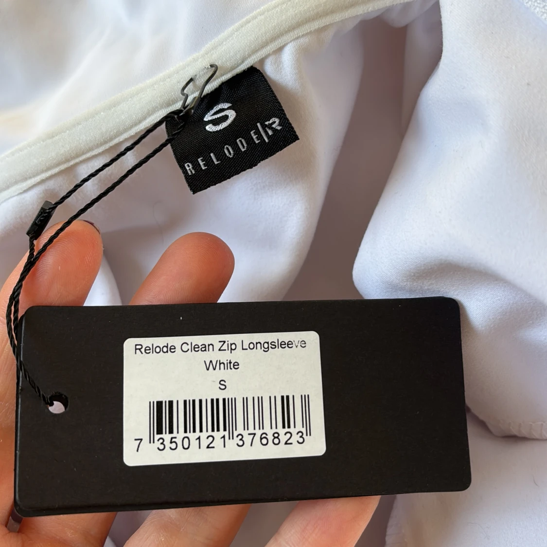 Vit zipjacka från Relode, S - 2