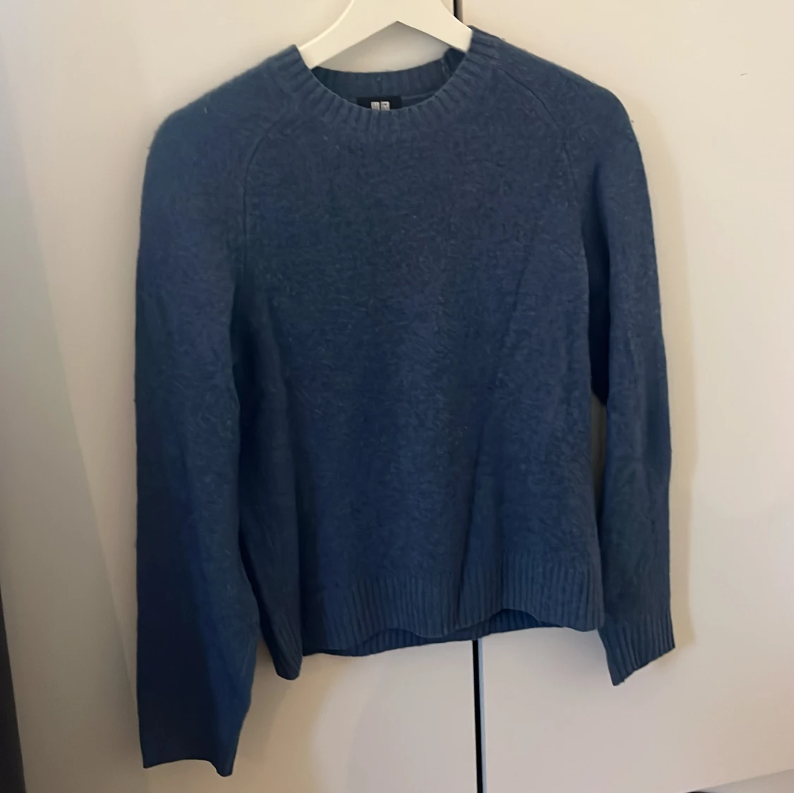 Blå stickad tröja från Uniqlo XS - 3