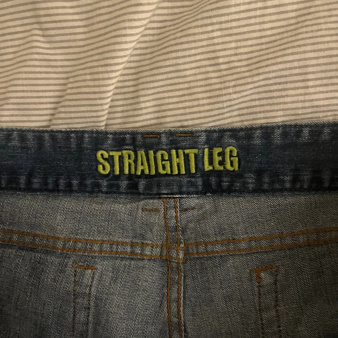 Blå jeansshorts Straight Leg xl-xxl - 1