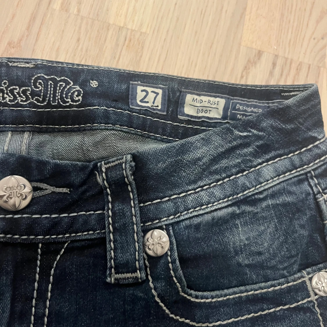 Miss Me jeans med paljettdetaljer - 4