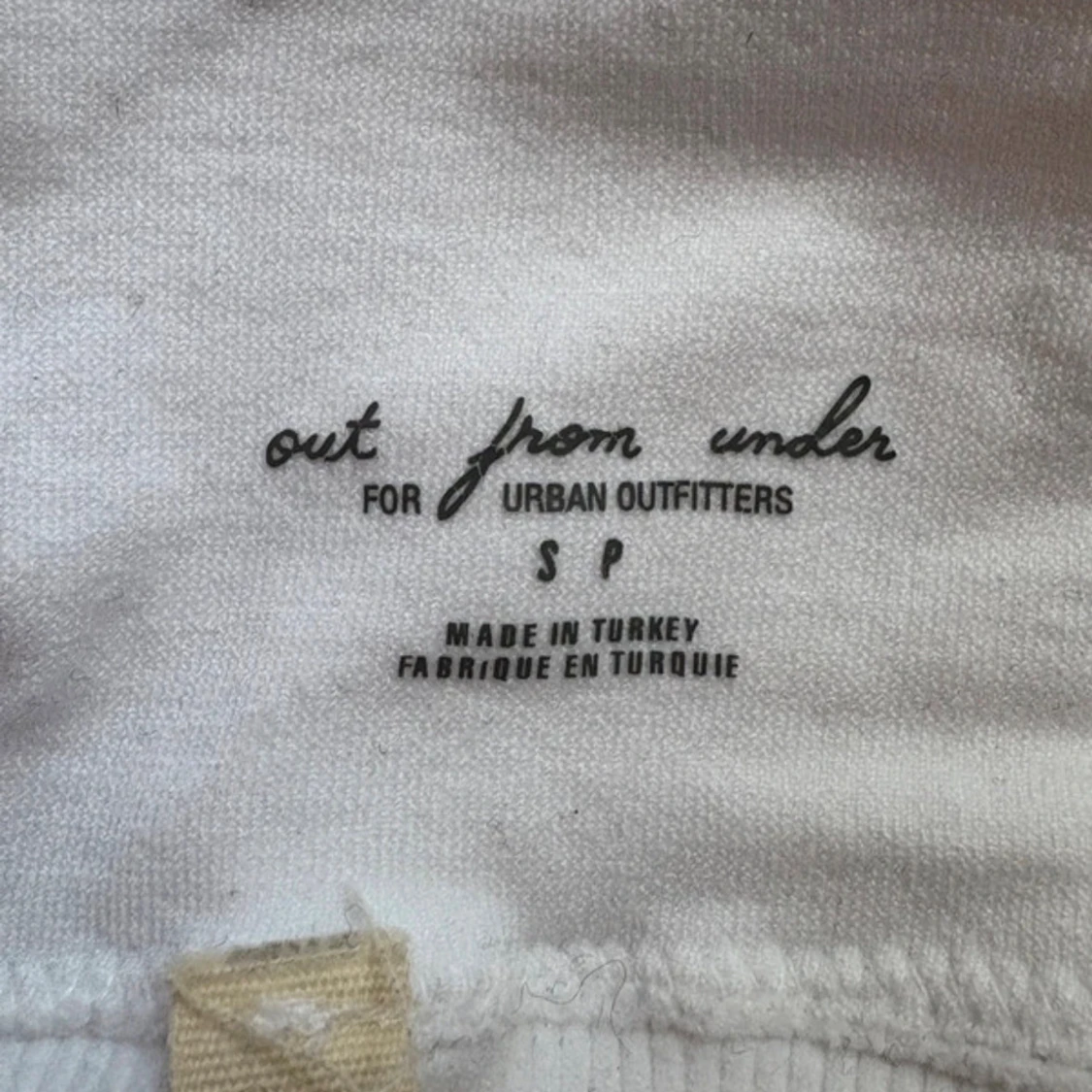 Vit spetsig linnetopp Urban Outfitters - 1