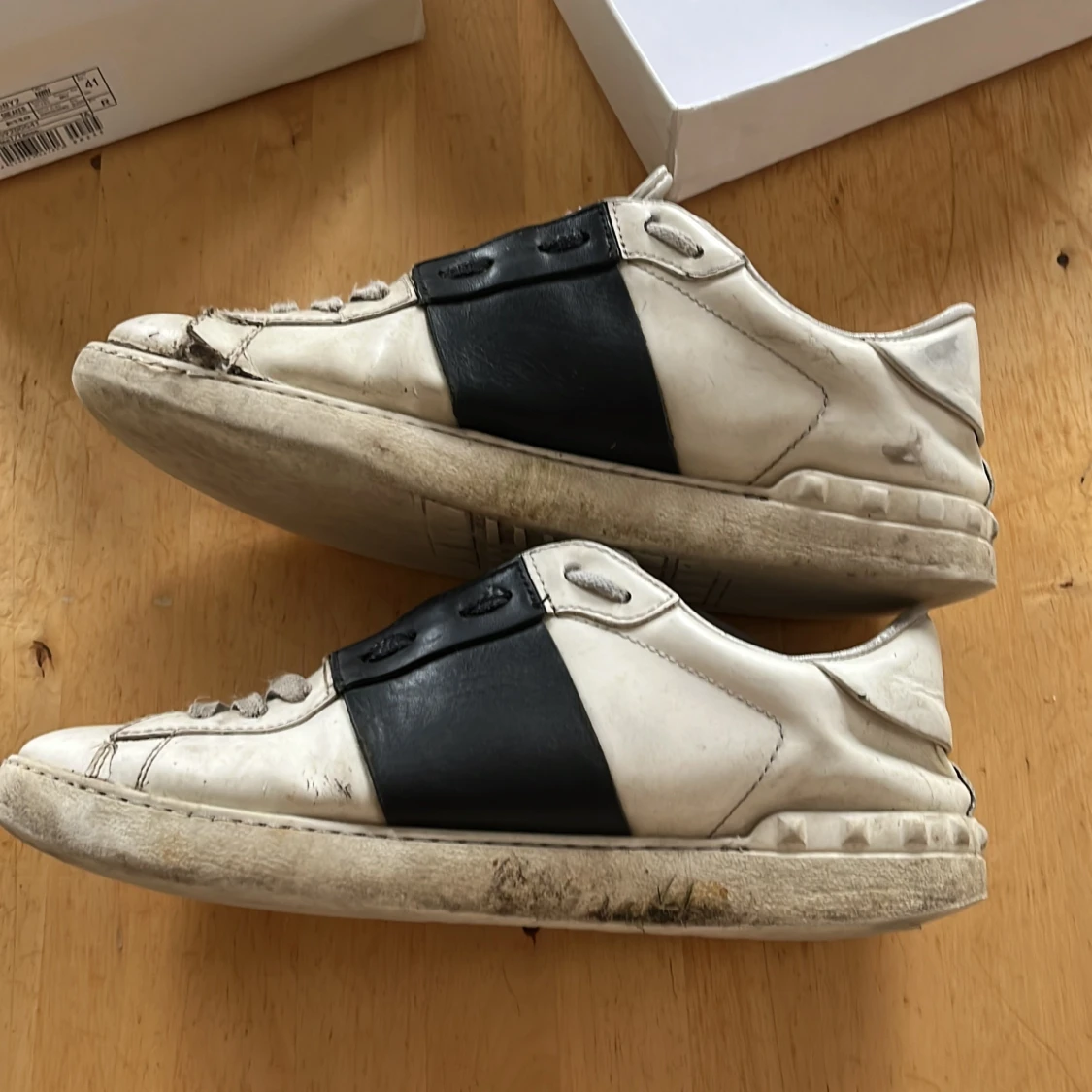 Valentino Garavani Open sneakers vit/svart - 2