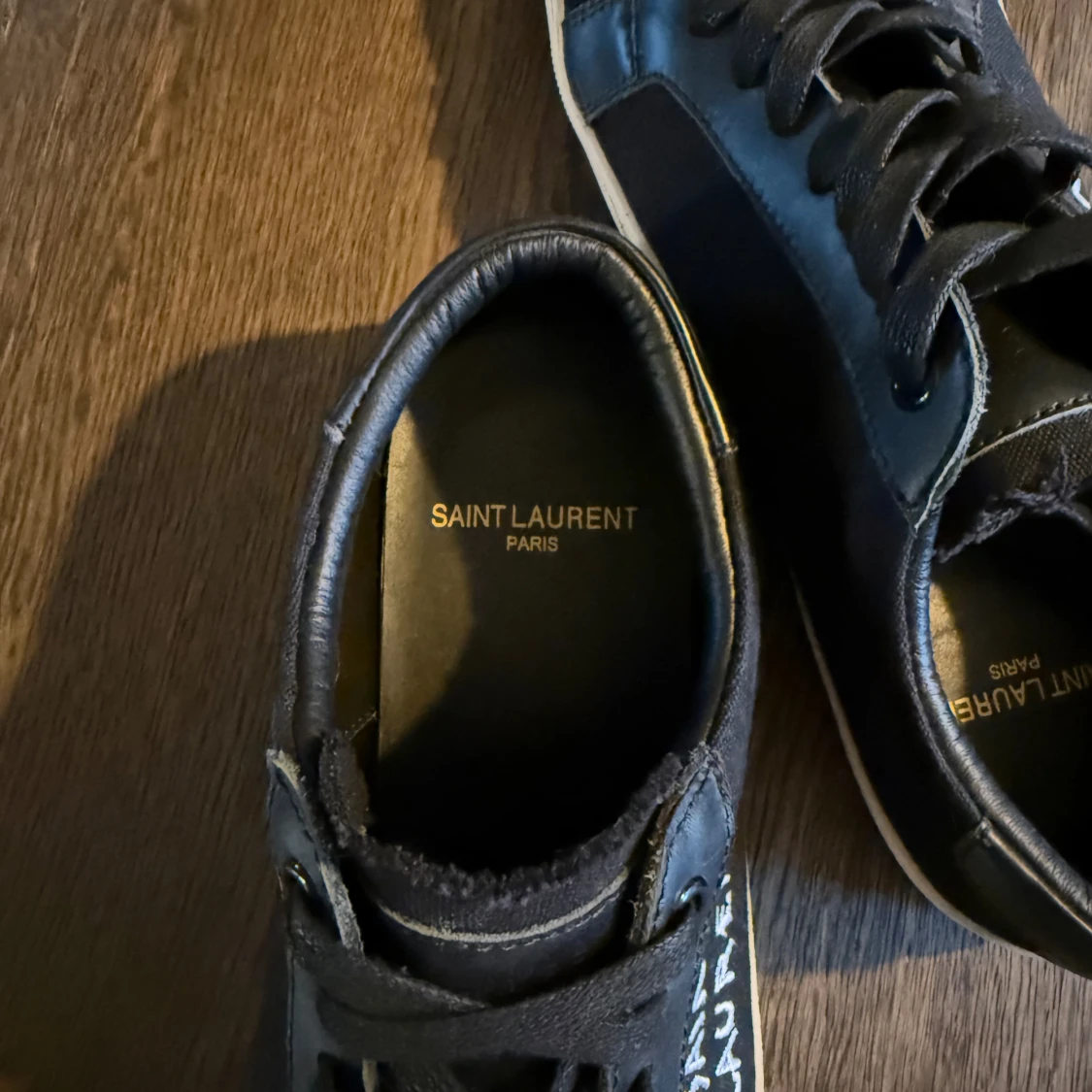 Svarta Saint Laurent sneakers - 4
