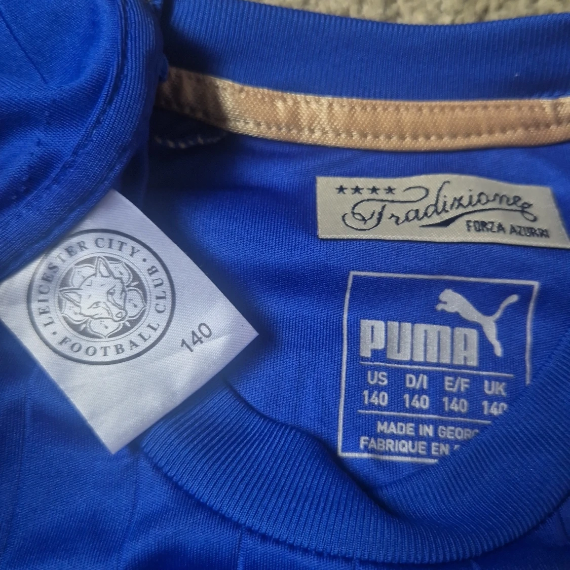 Blå Leicester & Italien fotbollströjor Puma - 2