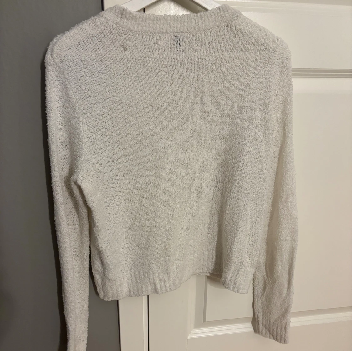 Vit stickad tröja från H&M Divided - 2