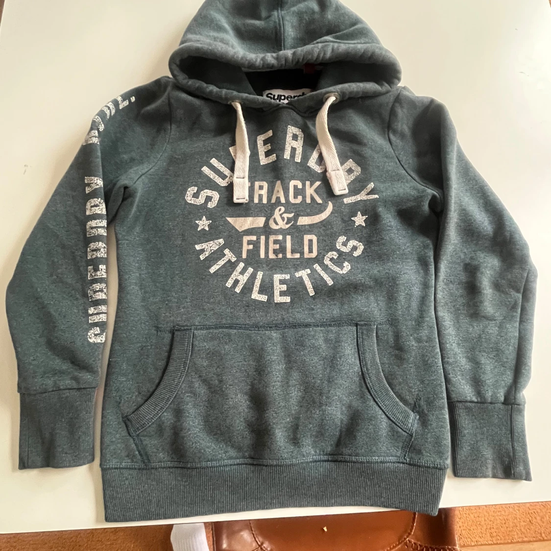 Superdry Hoodie grön 