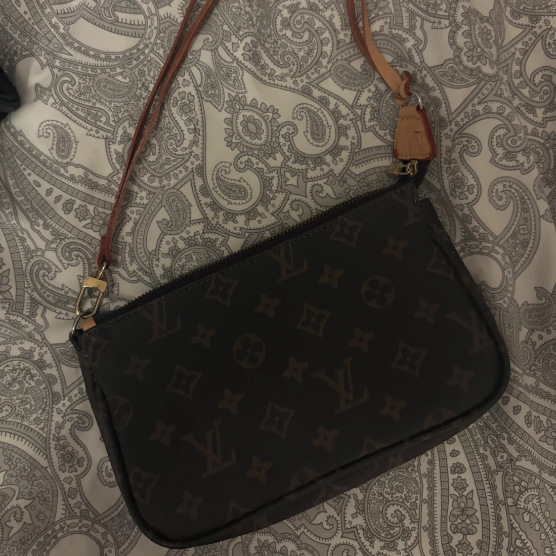 Vintage  monogram axelväska