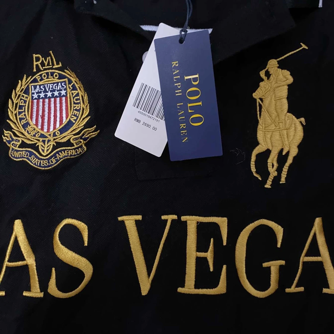 Svart pikétröja Polo Ralph Lauren - 1