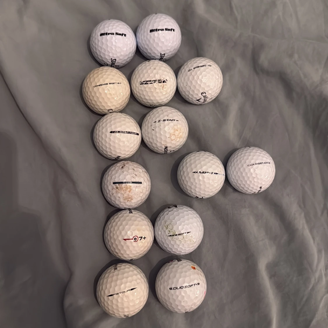 Begagnade golfbollar, blandade märken - 3