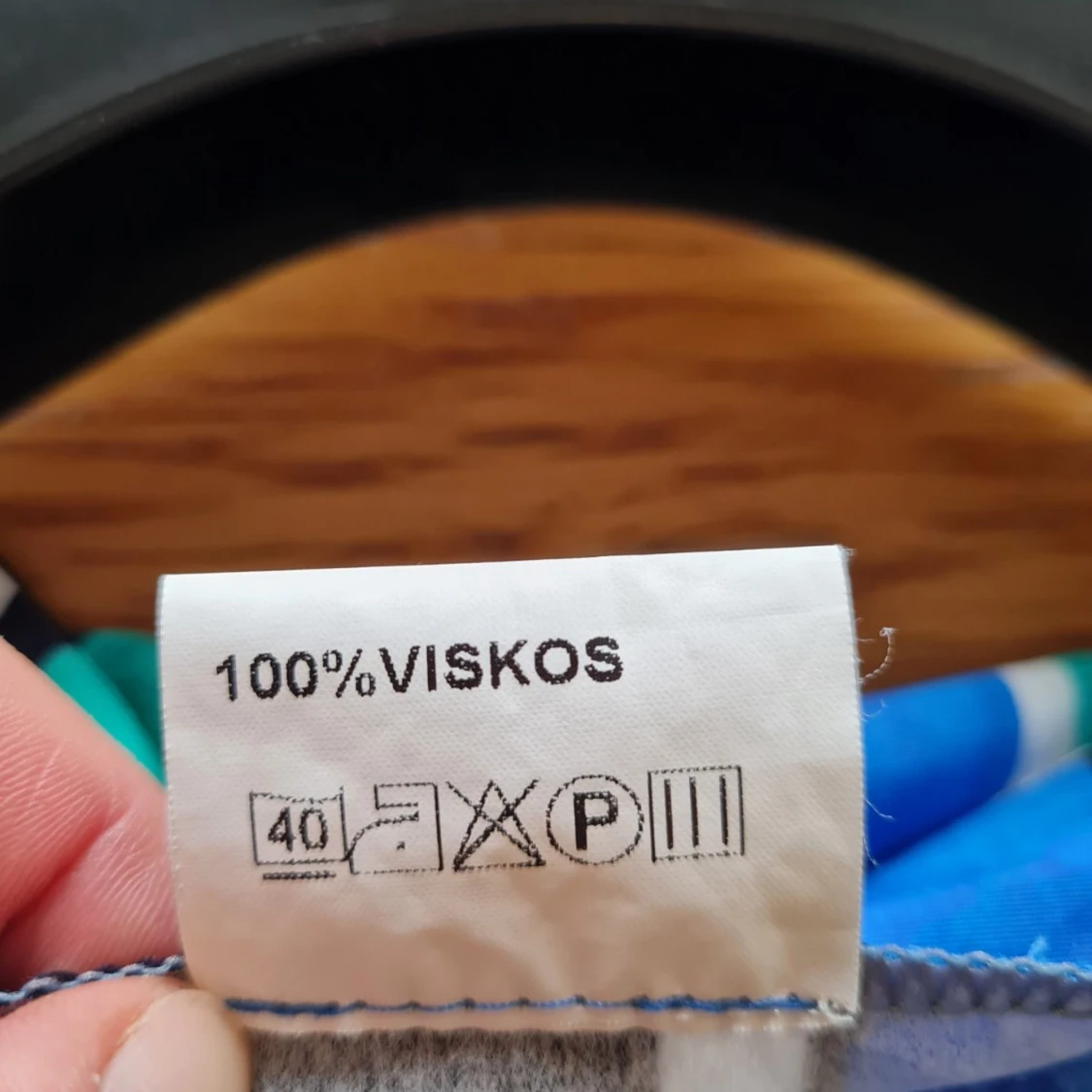  Randig retro blus från Wästgöta strl 46 - 3