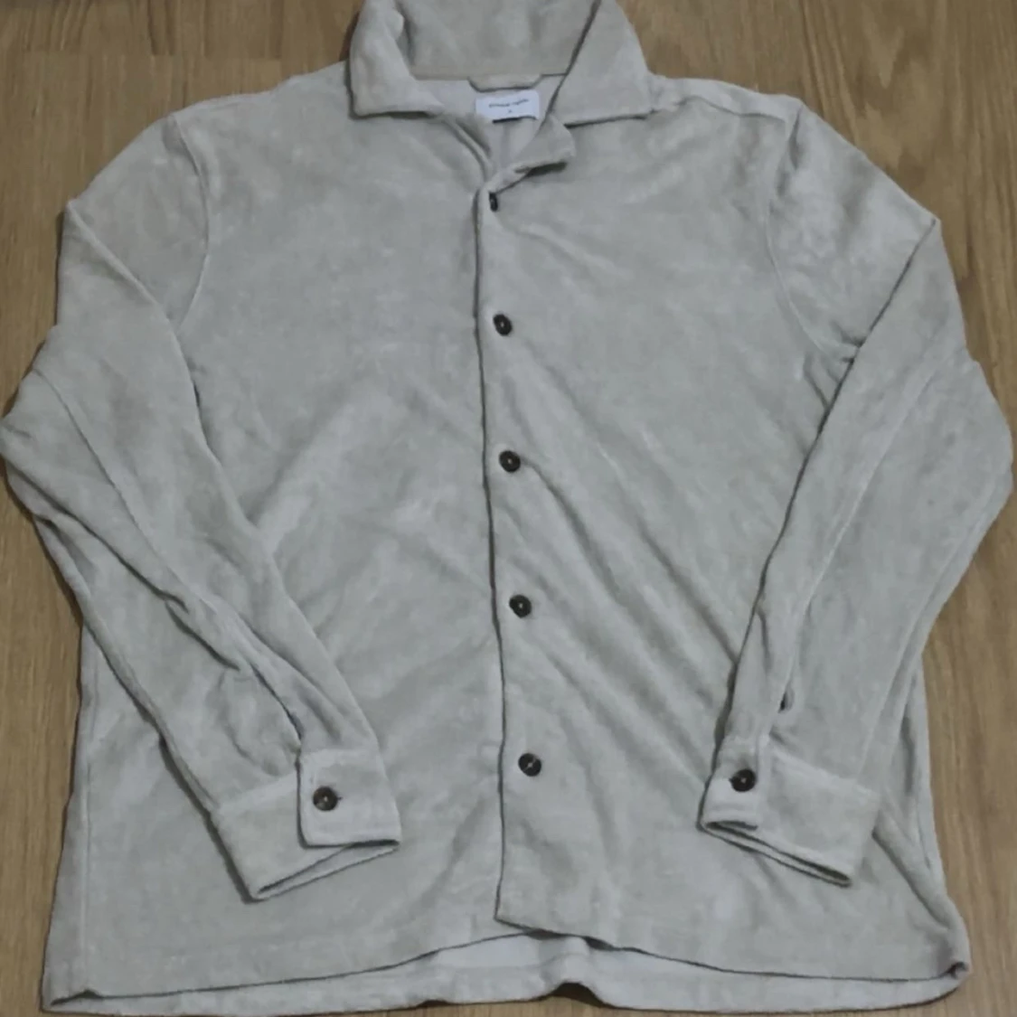 Beige frottéskjorta Studio Total M