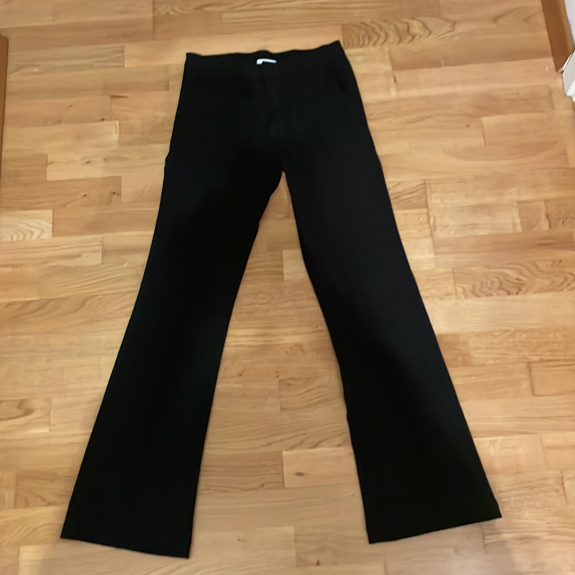 Svarta bootcut kostymbyxor Kappahl 158 - 3