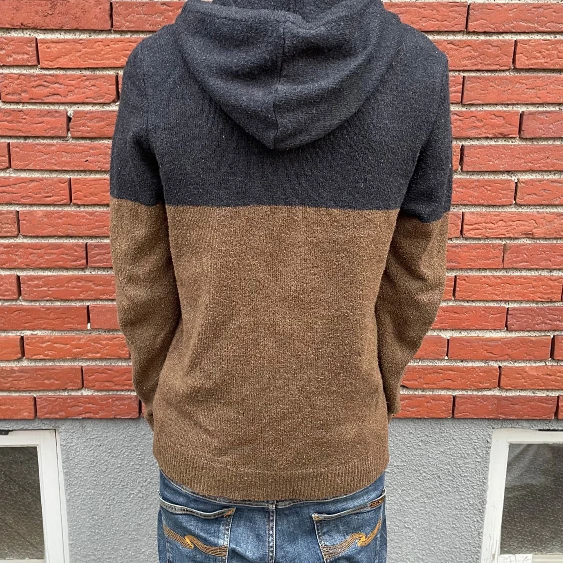 Stickad hoodie - 3
