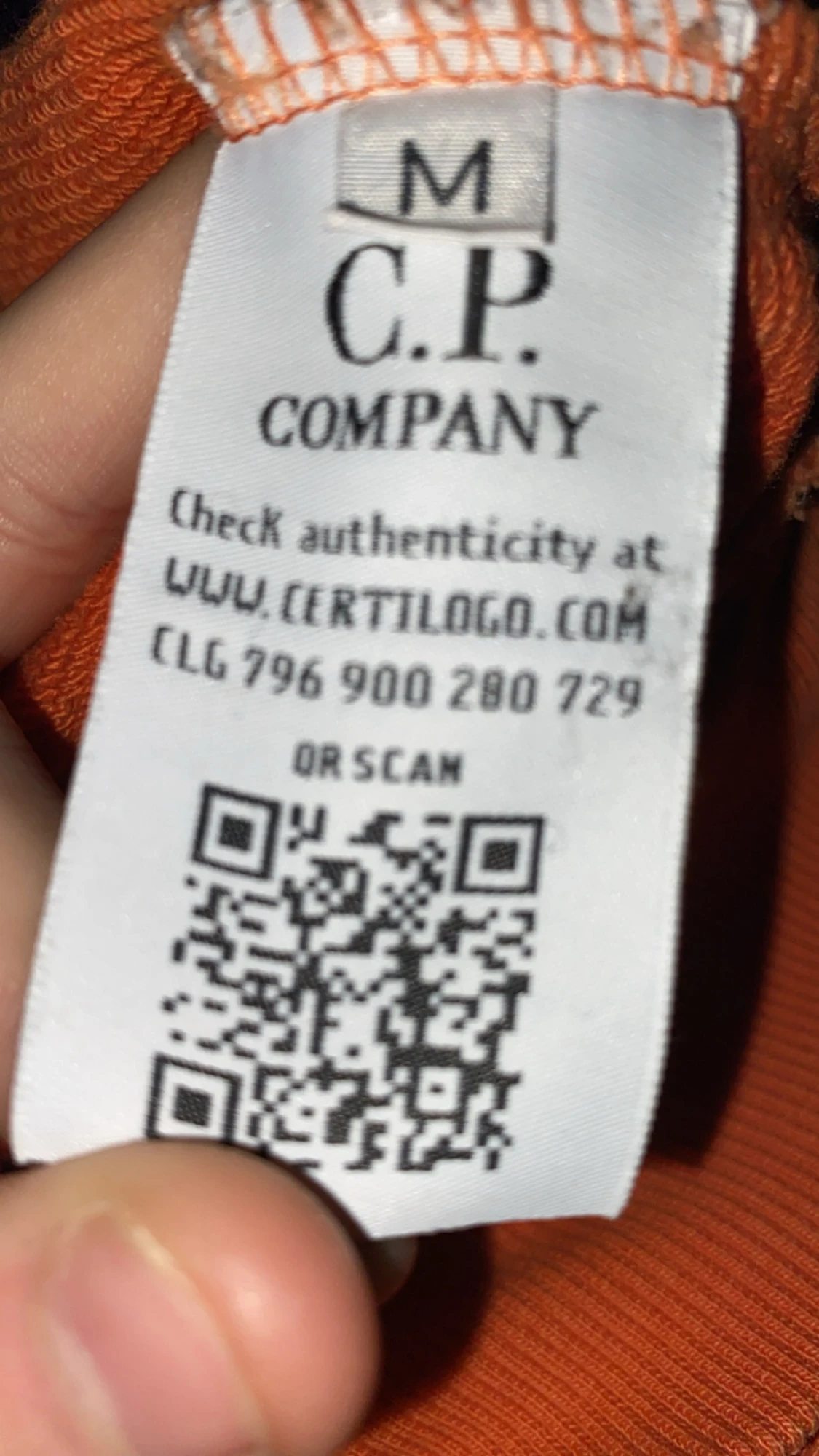 Orange hoodie från C.P. Company - 3