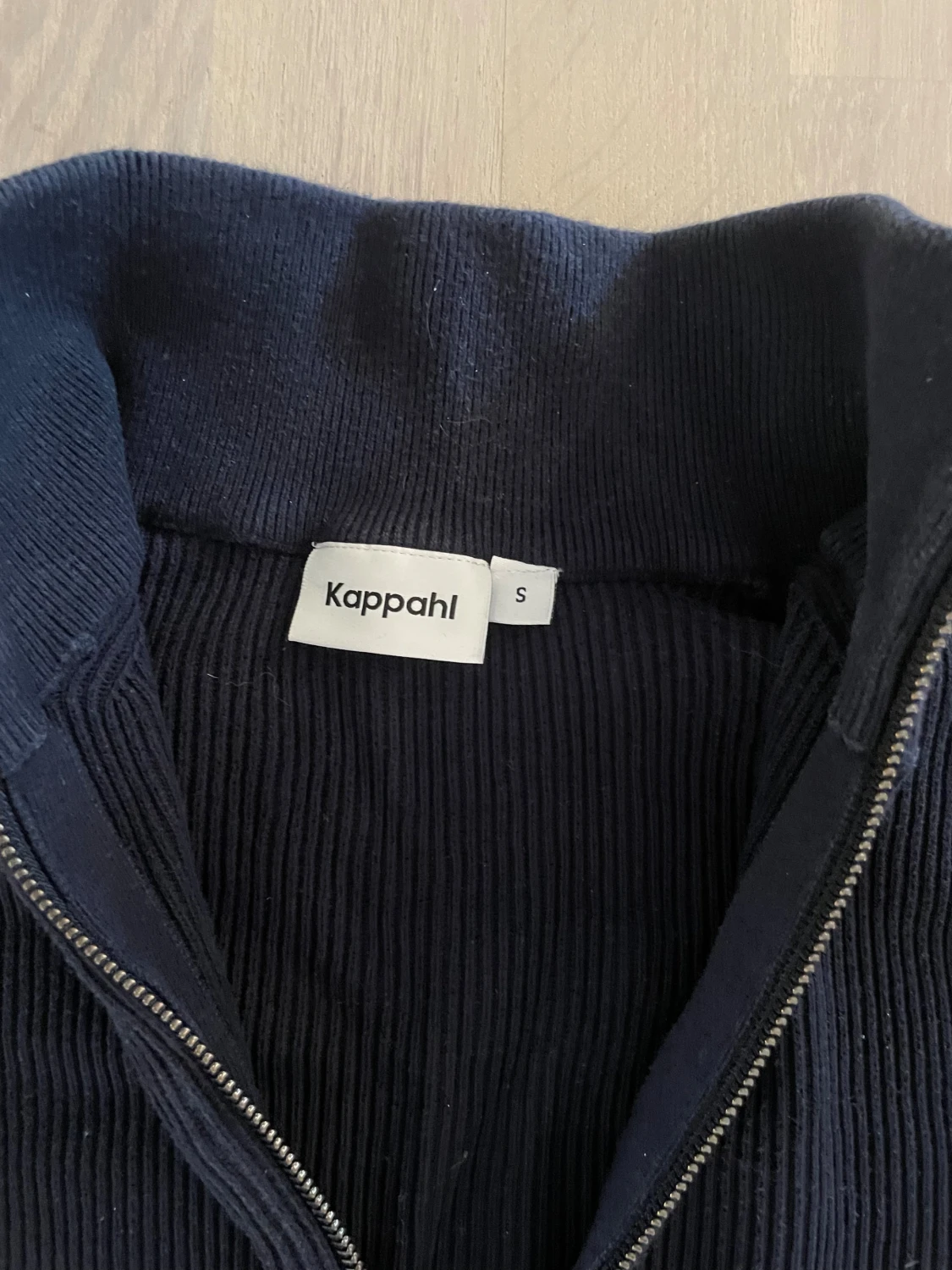 Mörkblå fullzip - 2