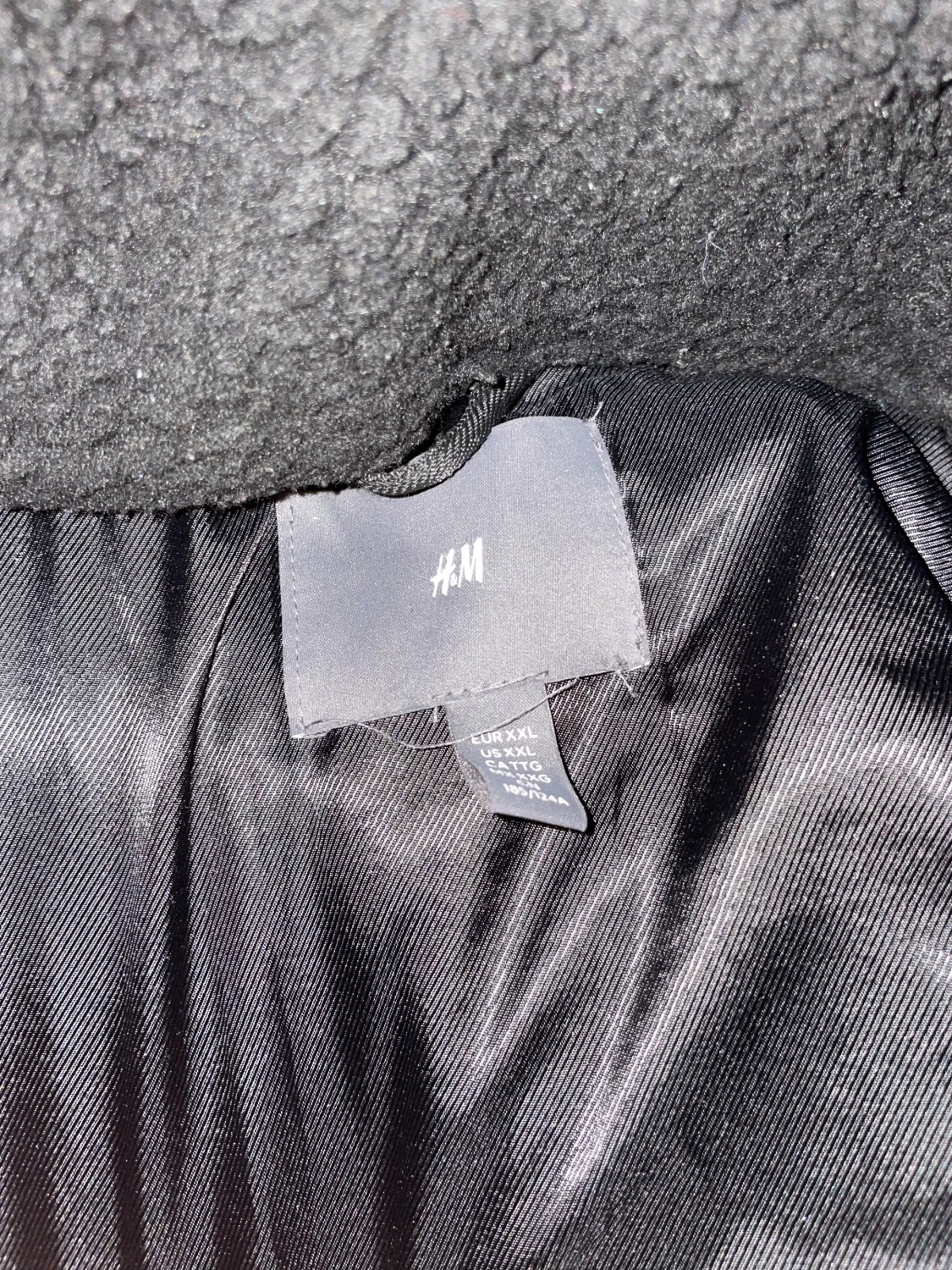 Svart manchesterjacka från H&M XXL - 3