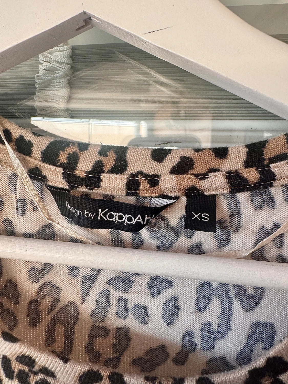 Leopardmönstrad tröja XS - 1