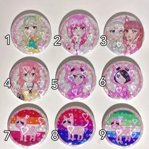 Handmade art pins anime manga  - 💗Dont buy this listing, message me for a personal listing!💗  All art made by me  Size of the pins is 5,8 cm Feel free to ask questions   (˶ᵔ ᵕ ᵔ˶) ‹𝟹