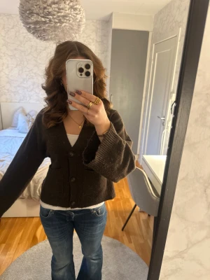Brun kofta💘 - En brun kofta i storlek S från Ginatricot💋