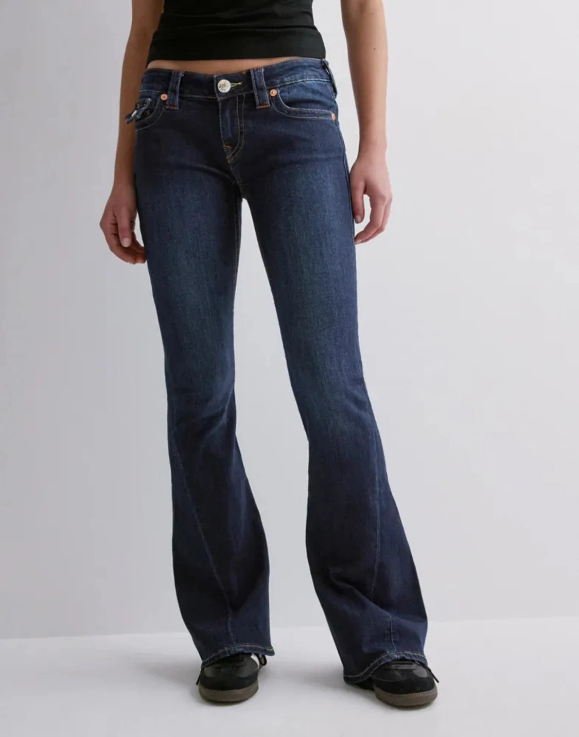True Religion mörkblå bootcut jeans - 4
