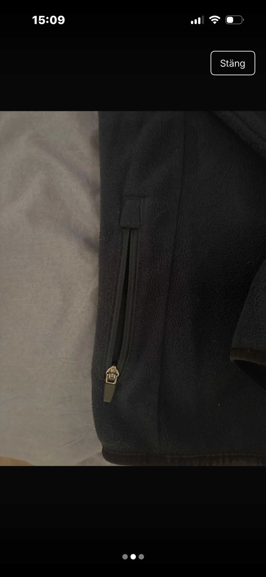 Mörkblå fleecejacka från CRW - 1