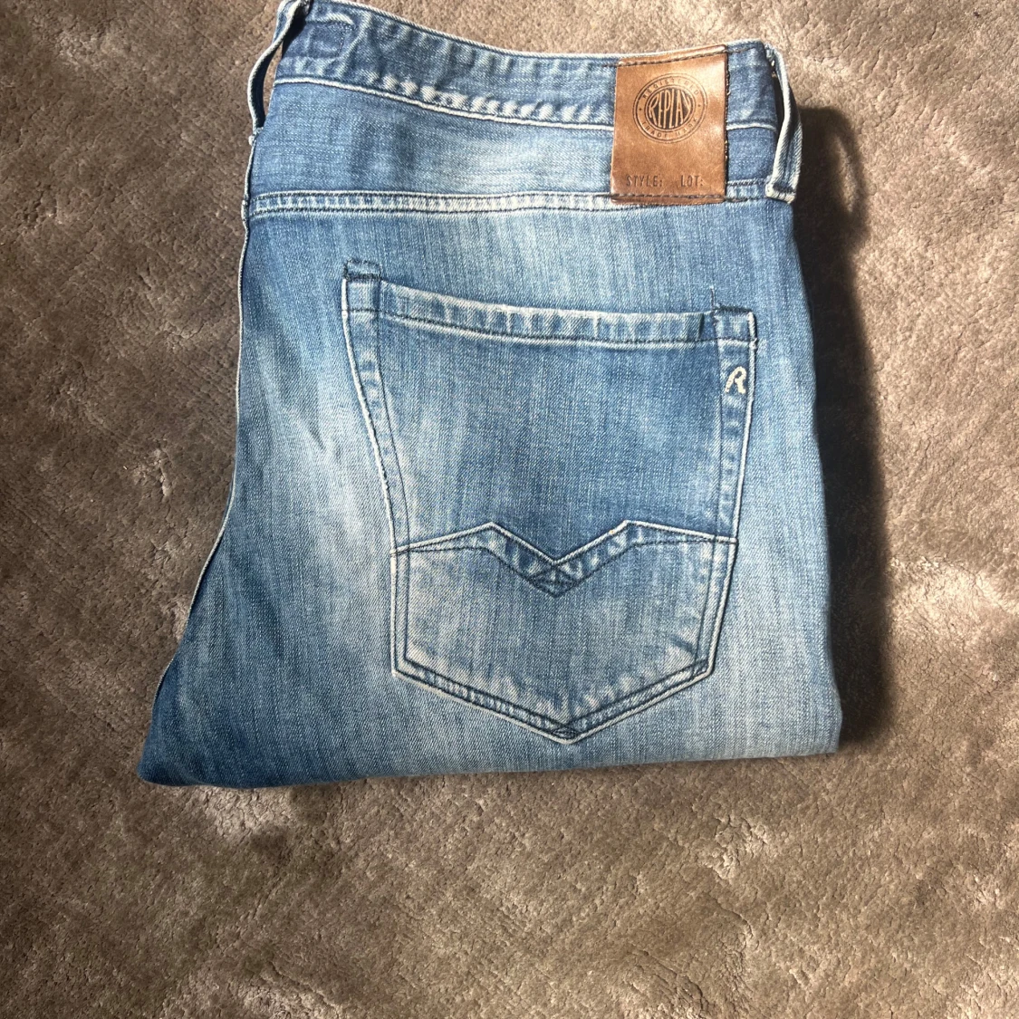 Blå Replay jeansbyxor herr - 2