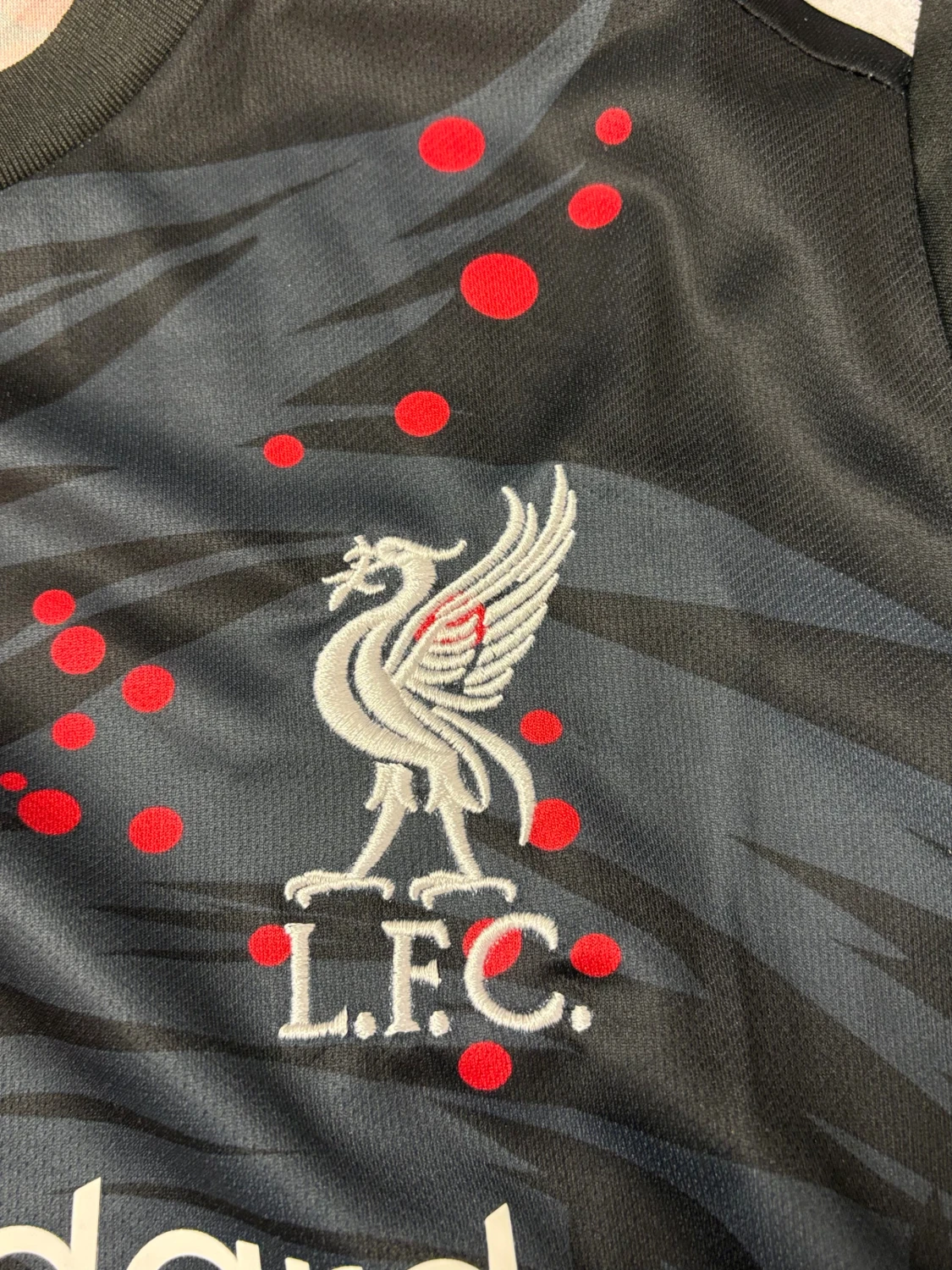 Liverpool x Adidas svart fotbollströja S - 5