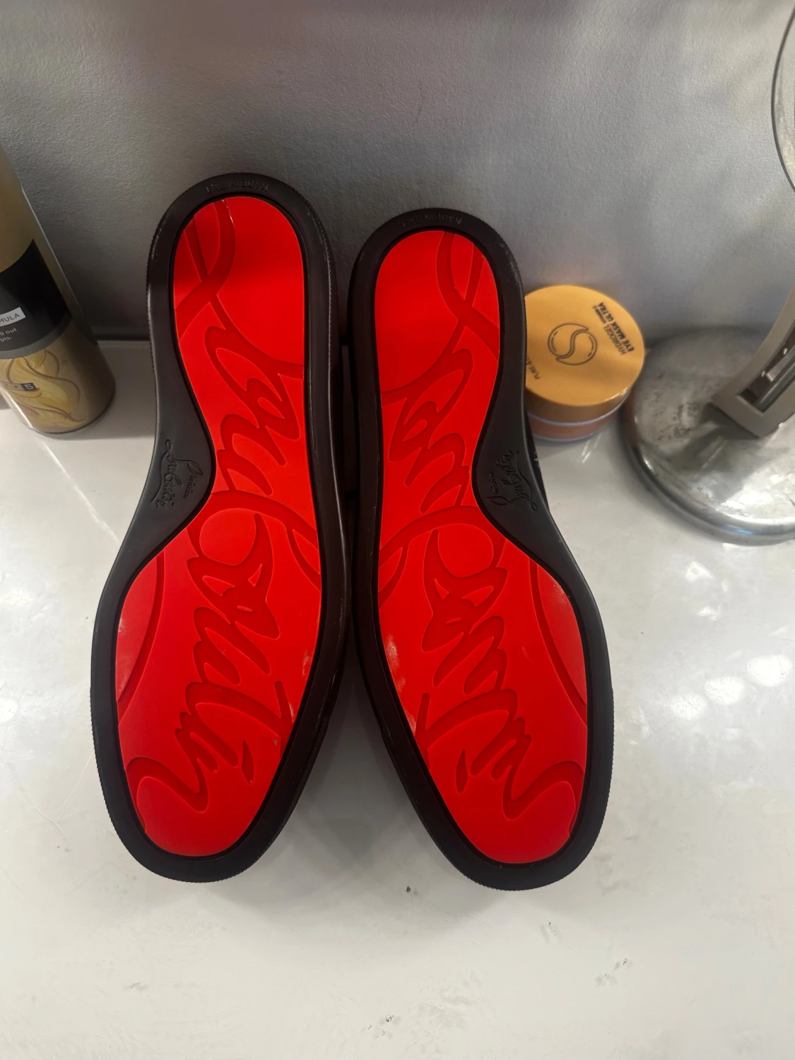 Svarta sneakers från Christian Louboutin - 3