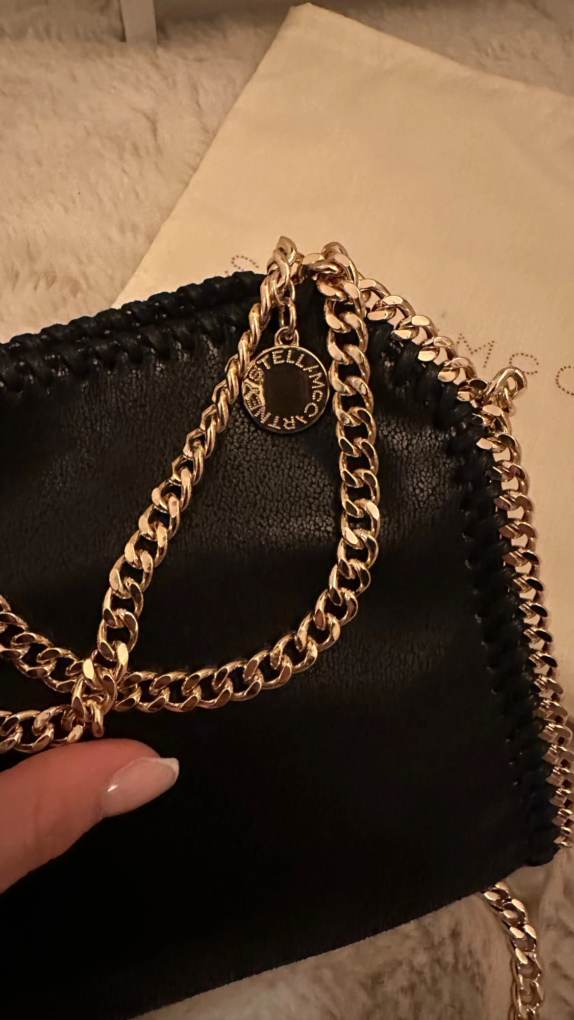 Svart Stella McCartney axelväska - 2