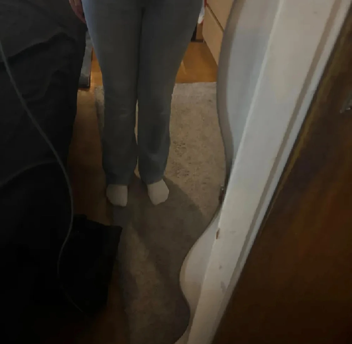 Bootcut ljusblå jeans S