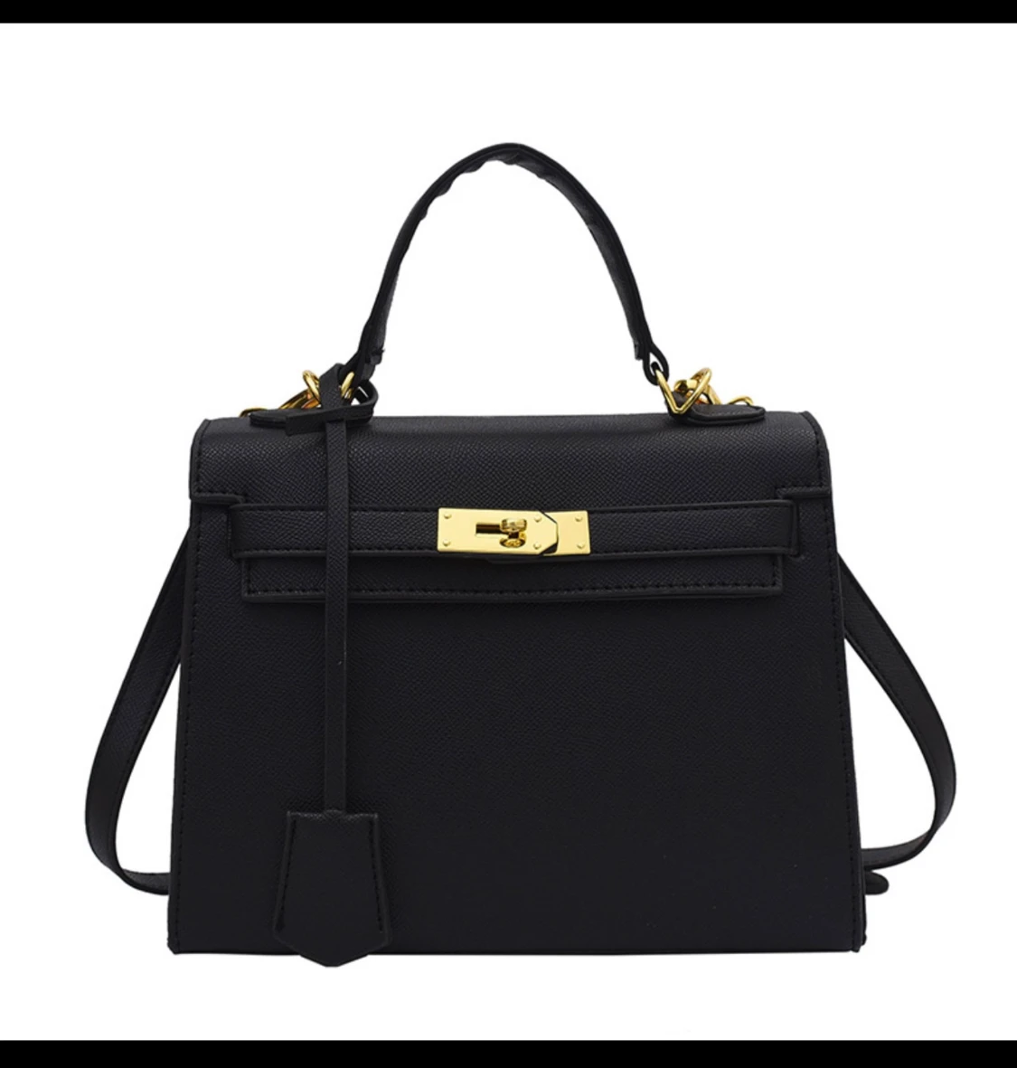 Två trendiga handväskor i skinn