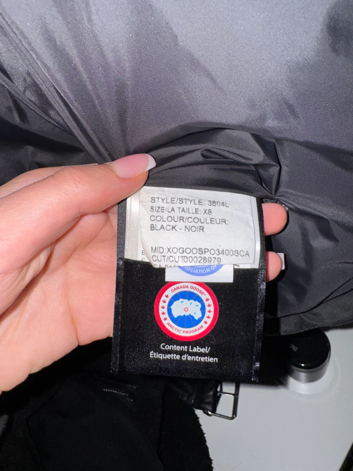 Svart dunjacka Canada Goose XS - 2