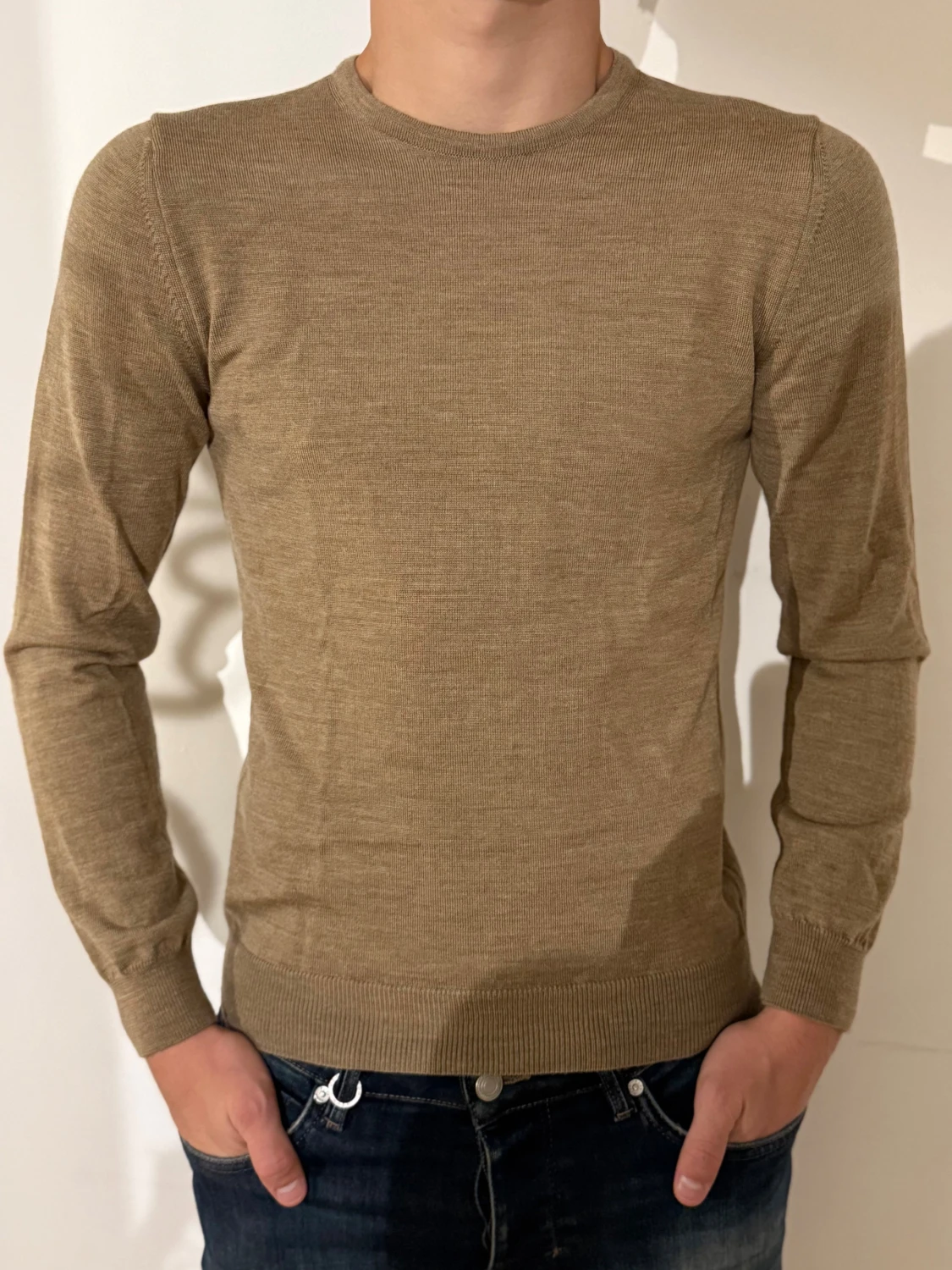 Stenströms merinoulltröja beige - 1