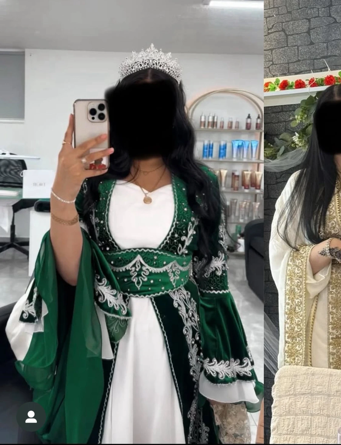 Två Positano klänningar med brodyr - 4