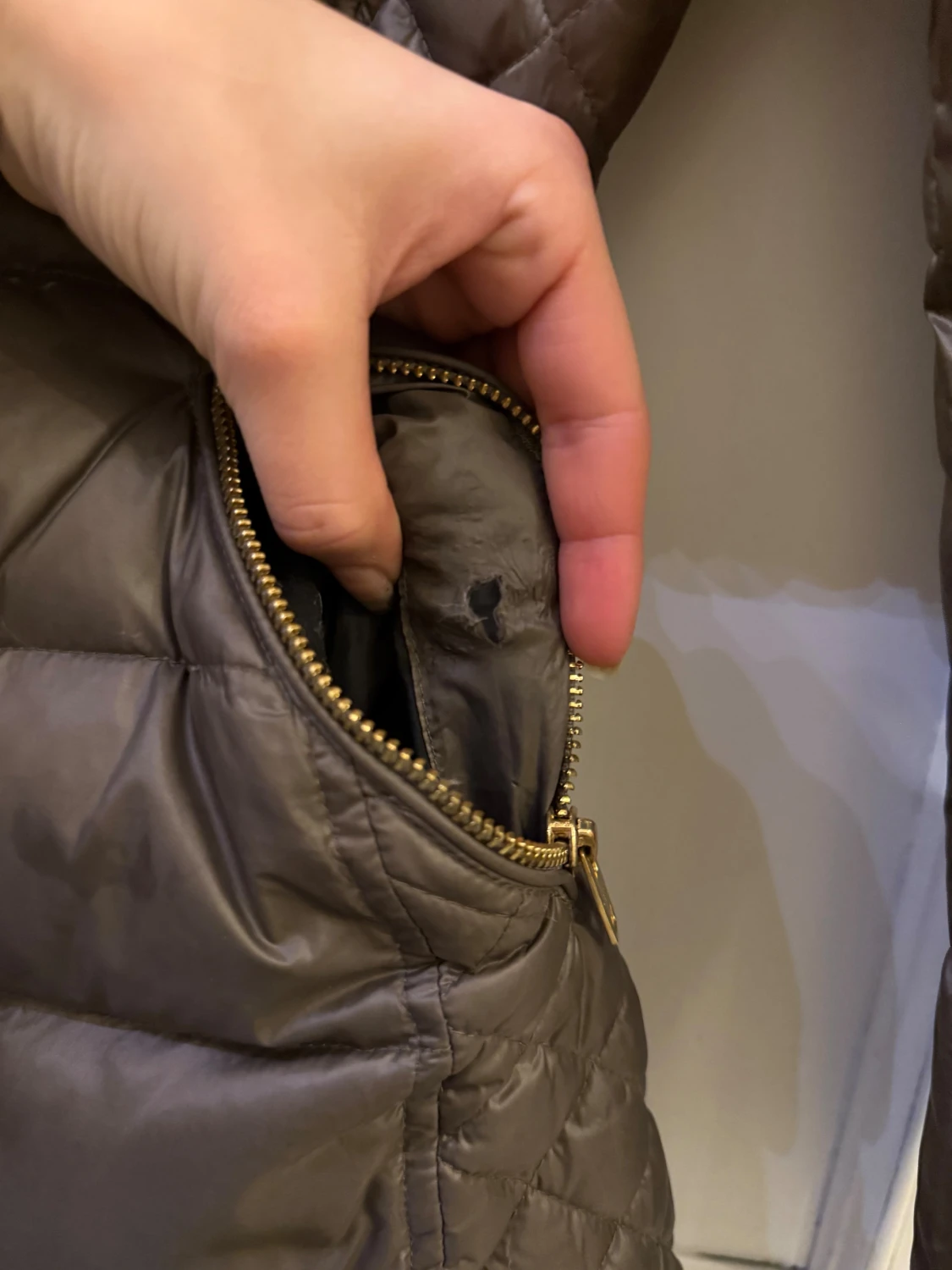 Brun quiltad pufferjacka Rockandblue - 4