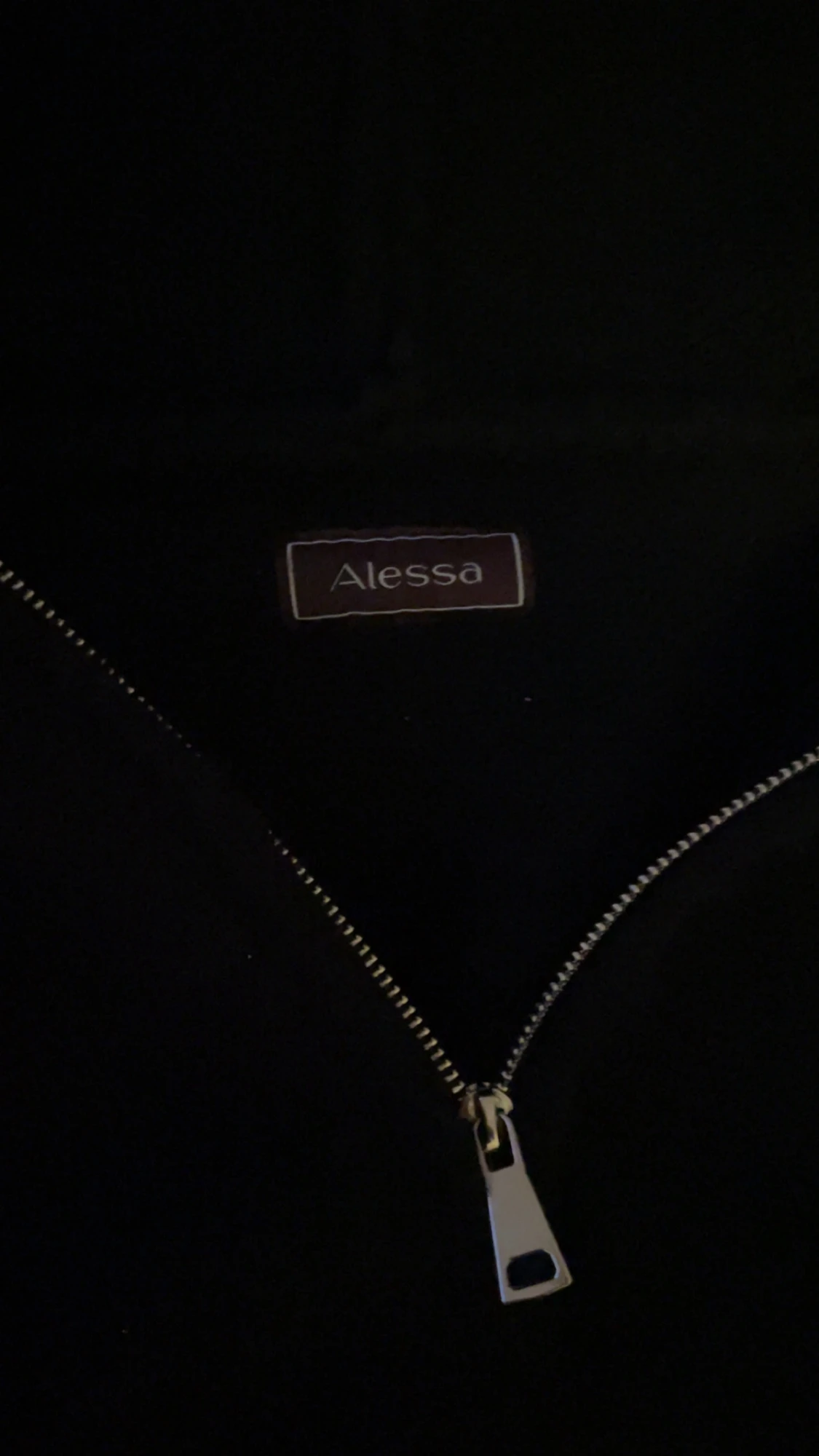 Svart päls jacka från Alessa - 2