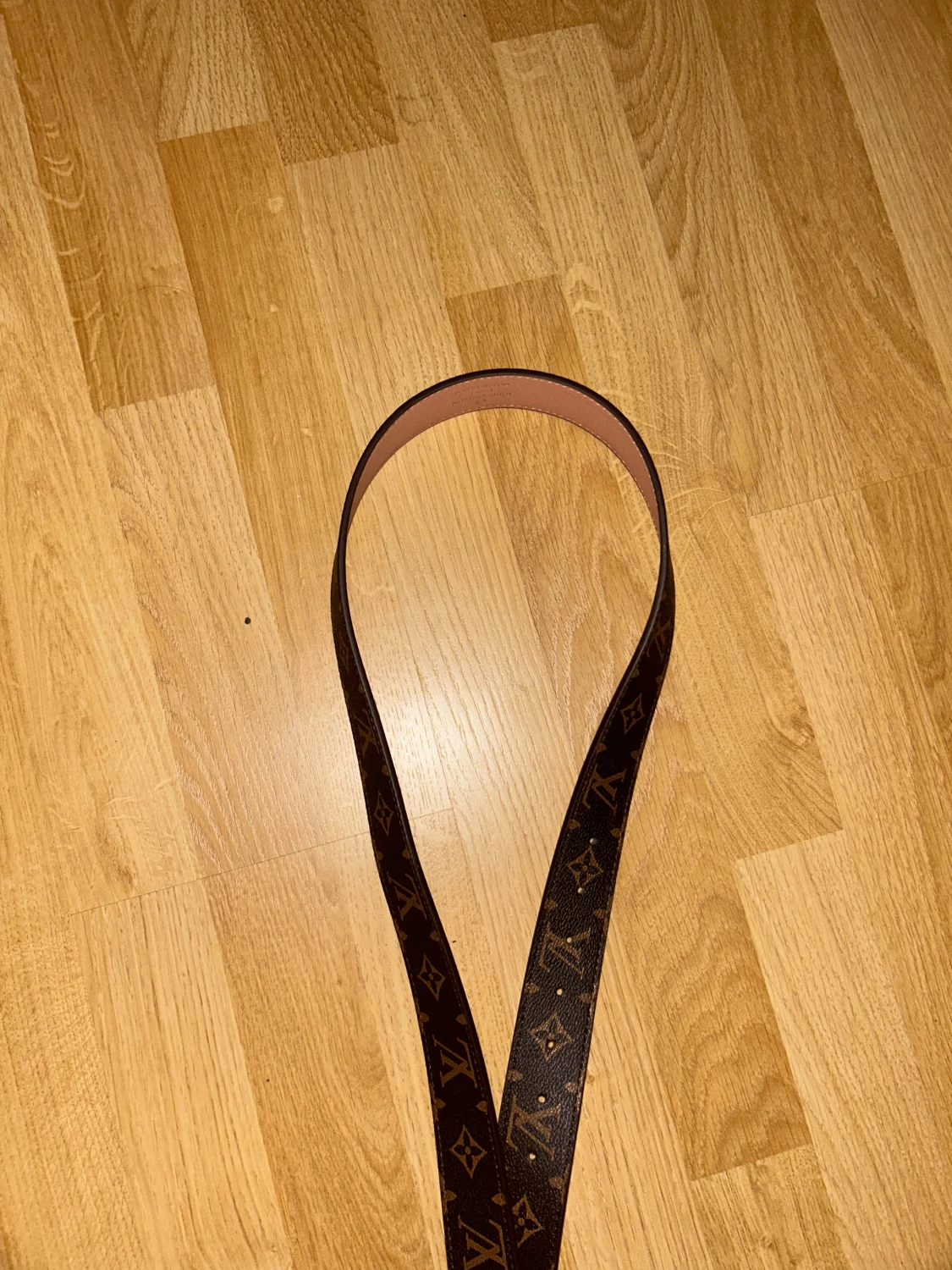 L läder bälte coffee Brown  - 4