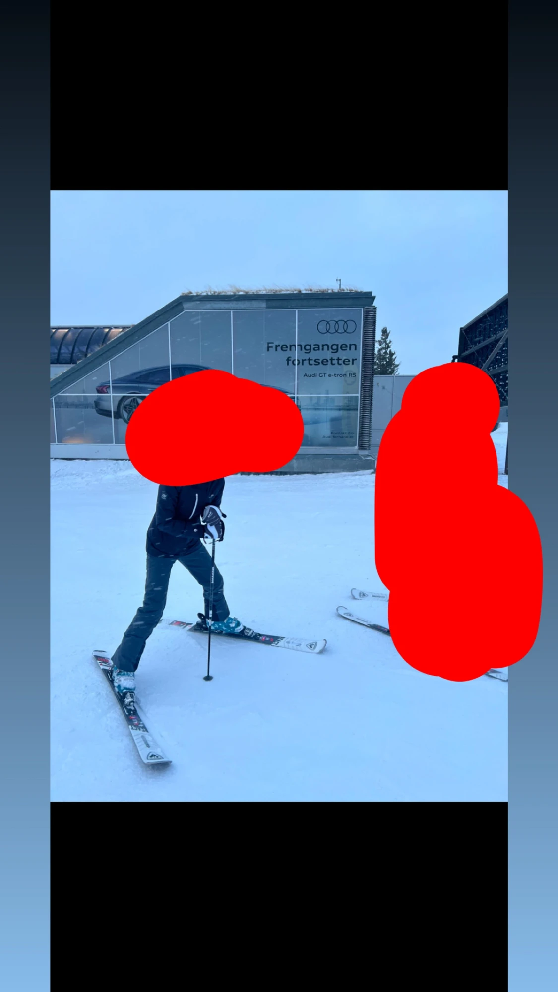 Mörkgrå skidbyxor från Peak Performance - 94