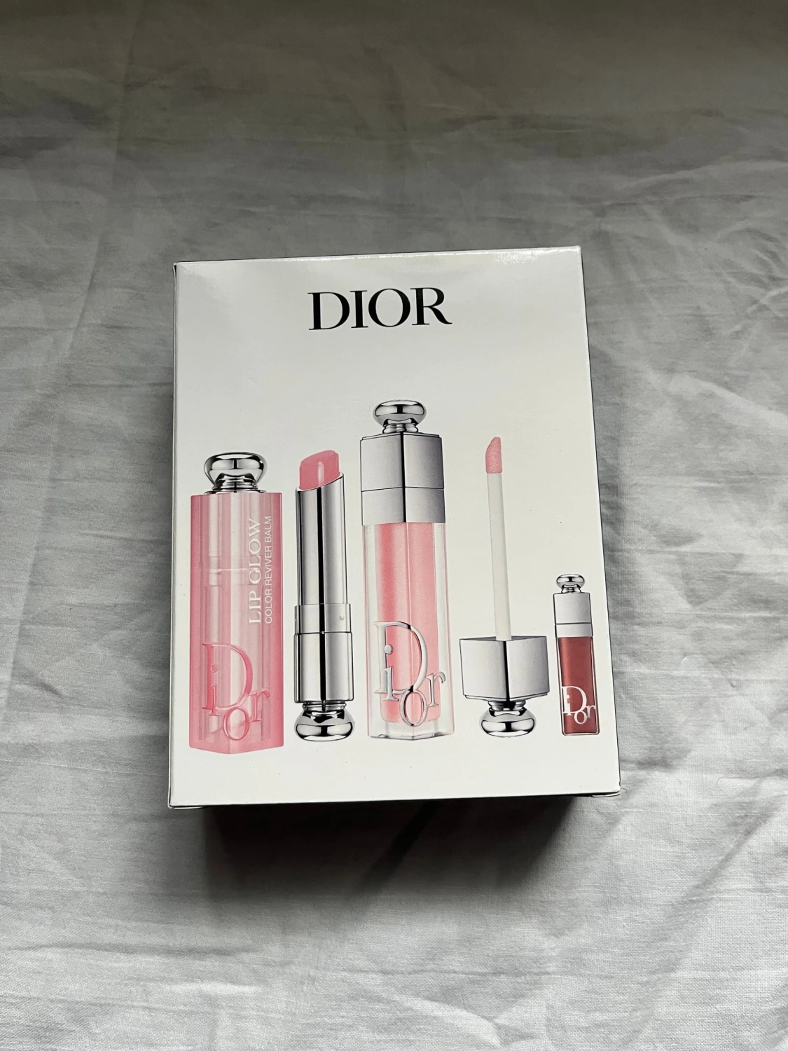 Dior paket med läppglans, läppbalsam och läppstift
