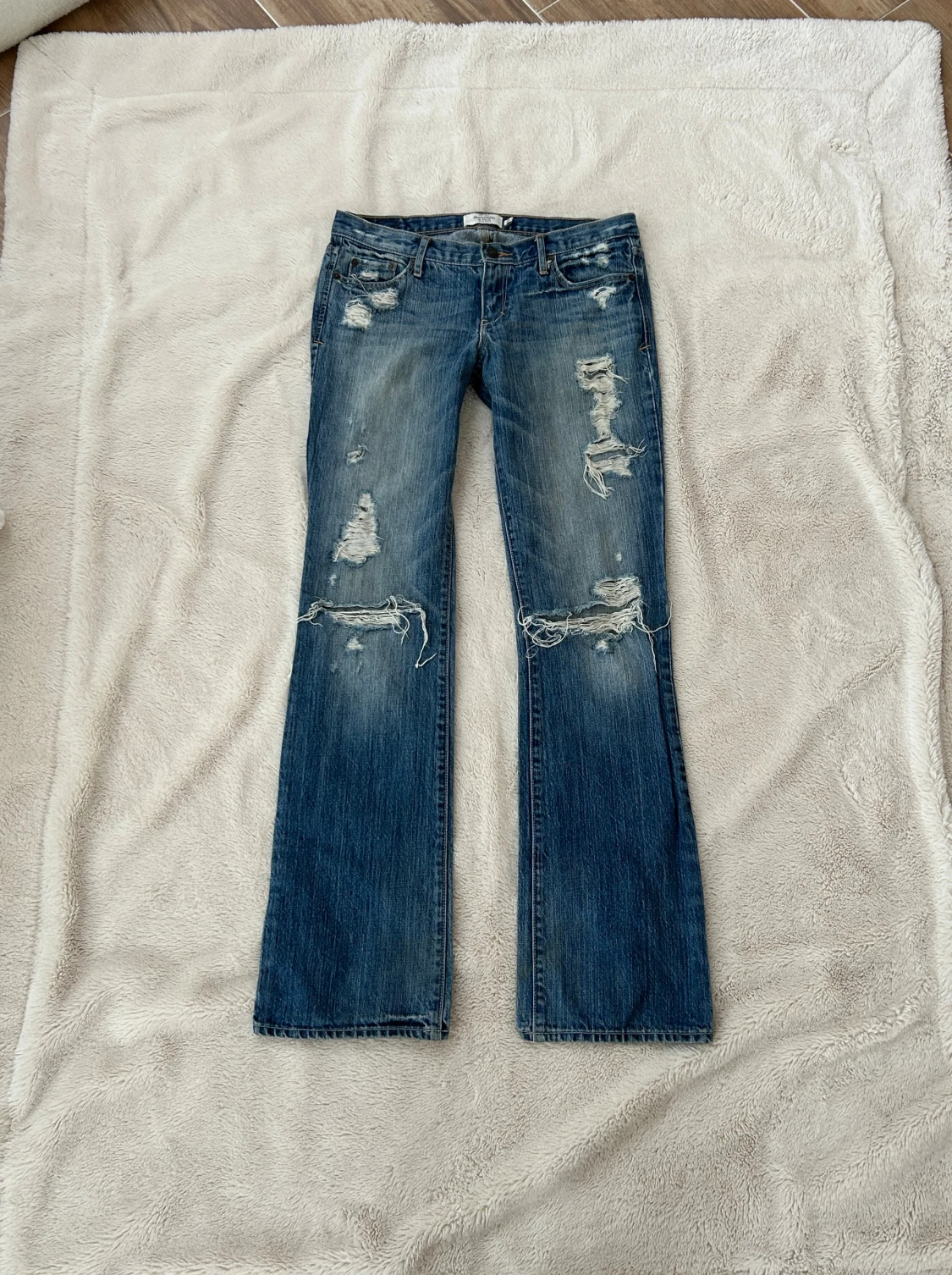 Abercrombie & fitch lågmidjade jeans