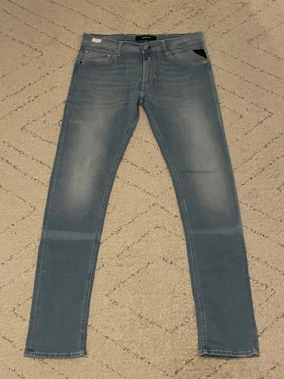 Replay Hyperflex ljusblå skinny jeans