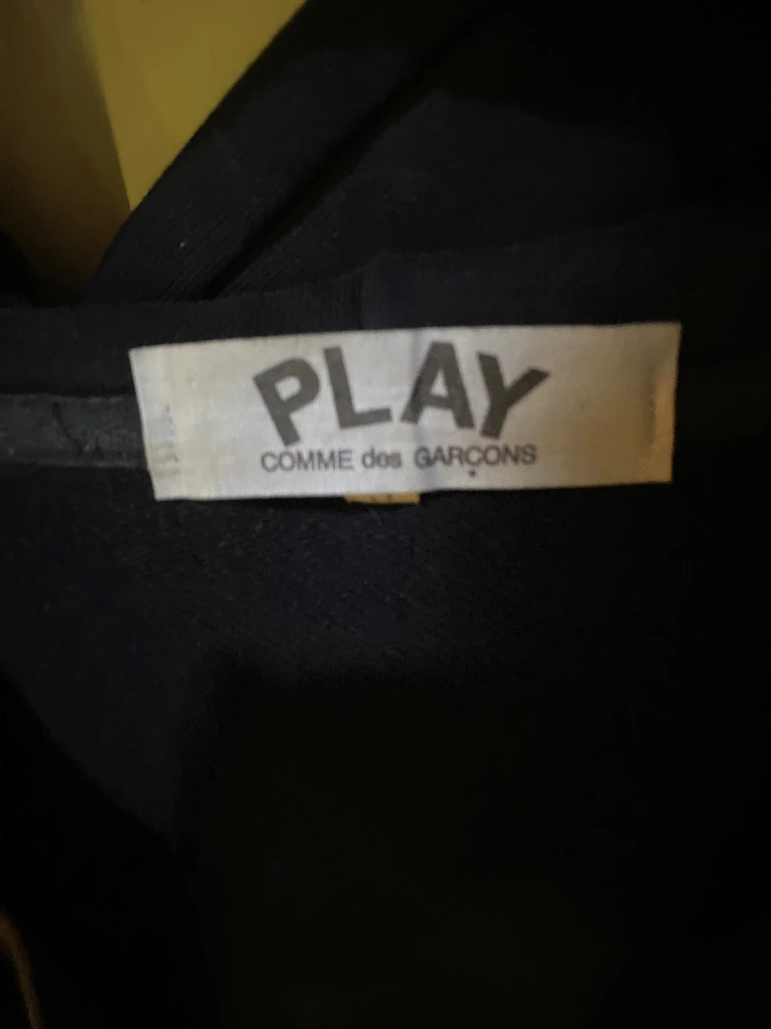 Svart hoodie Comme des Garçons Play - 2