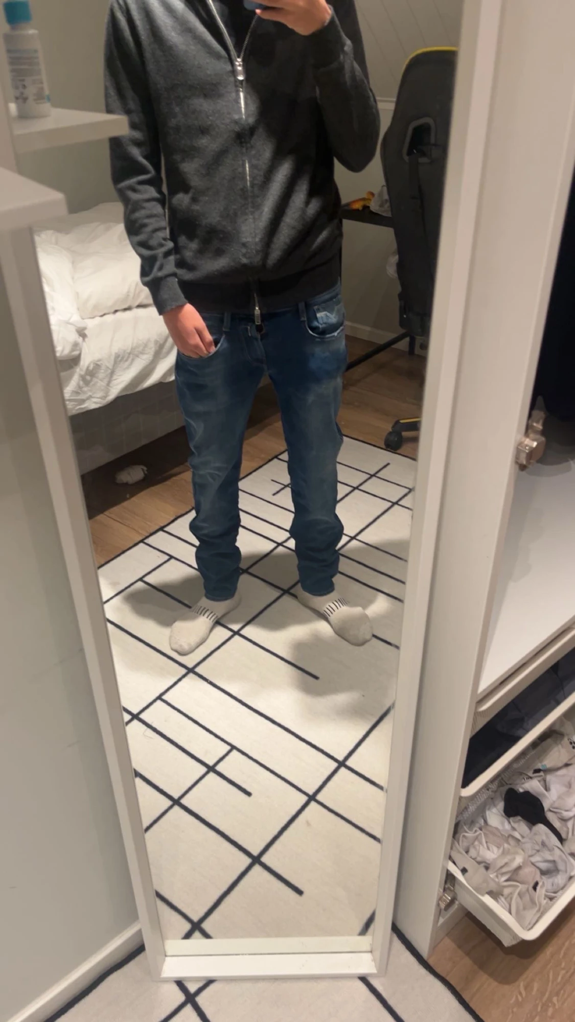 Replay blå jeans straight fit
