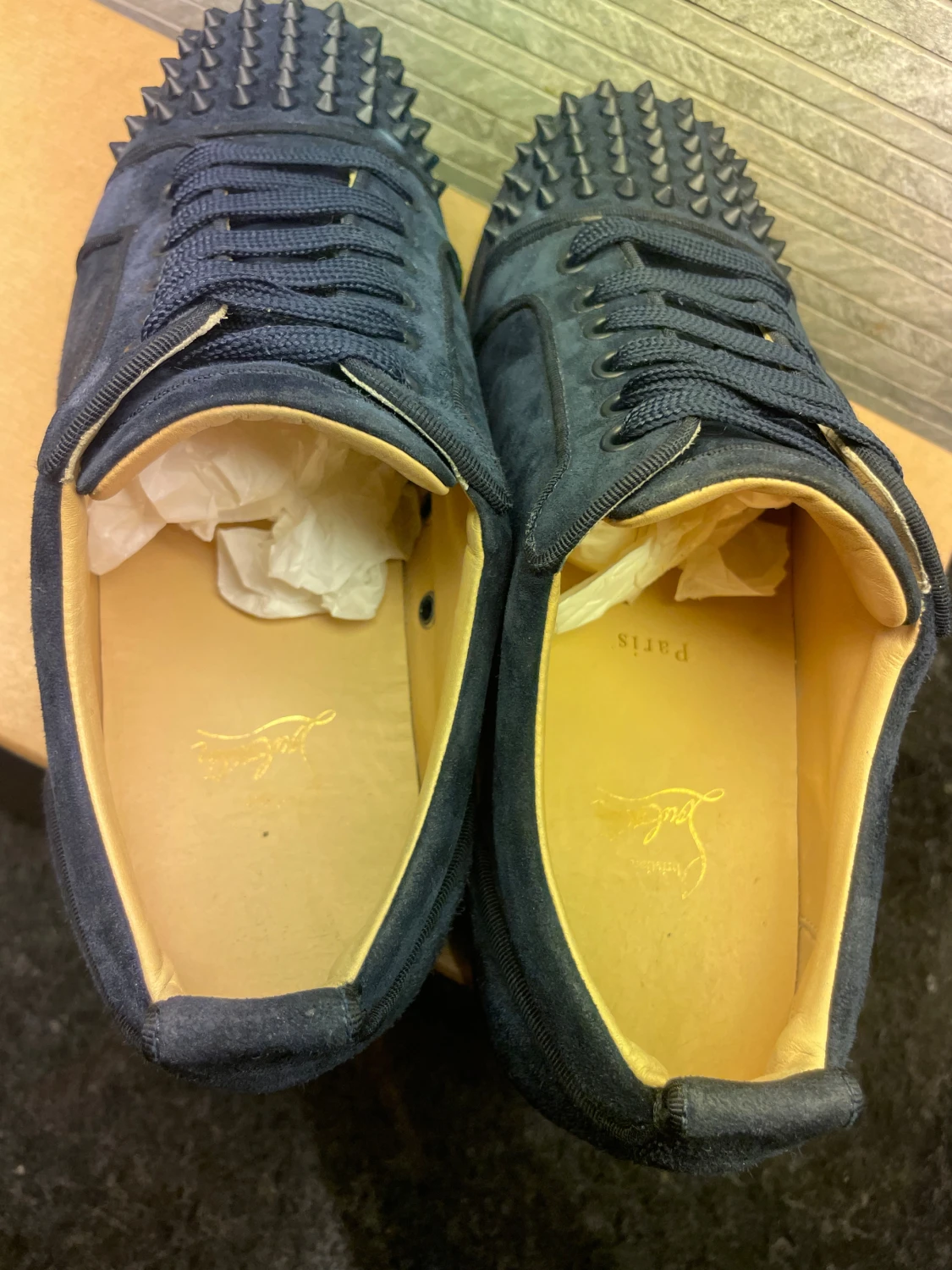 Äkta Mörkblå Christian Louboutin sneakers - 5