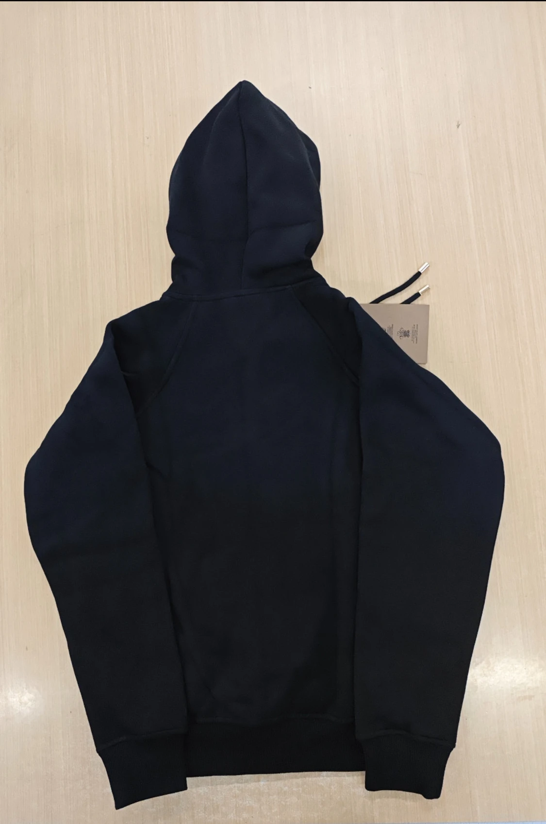 Svart hoodie från Burberry med dragkedja - 1