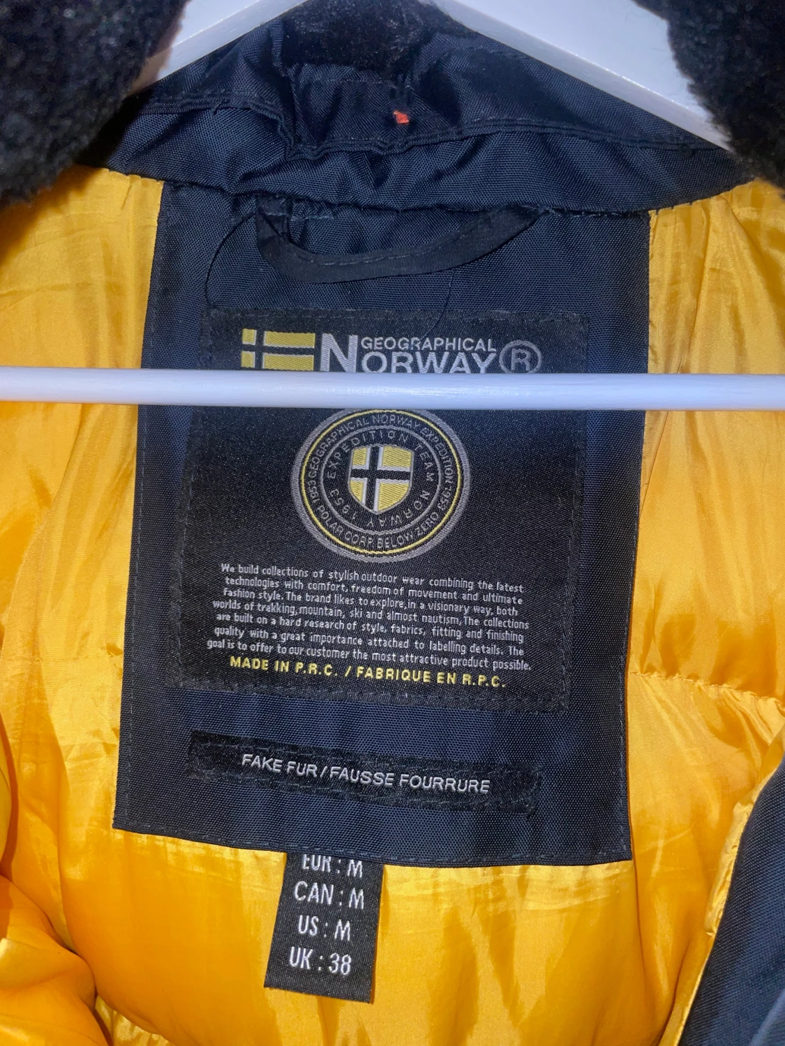 Mörkblå dunjacka Geographical Norway M - 2