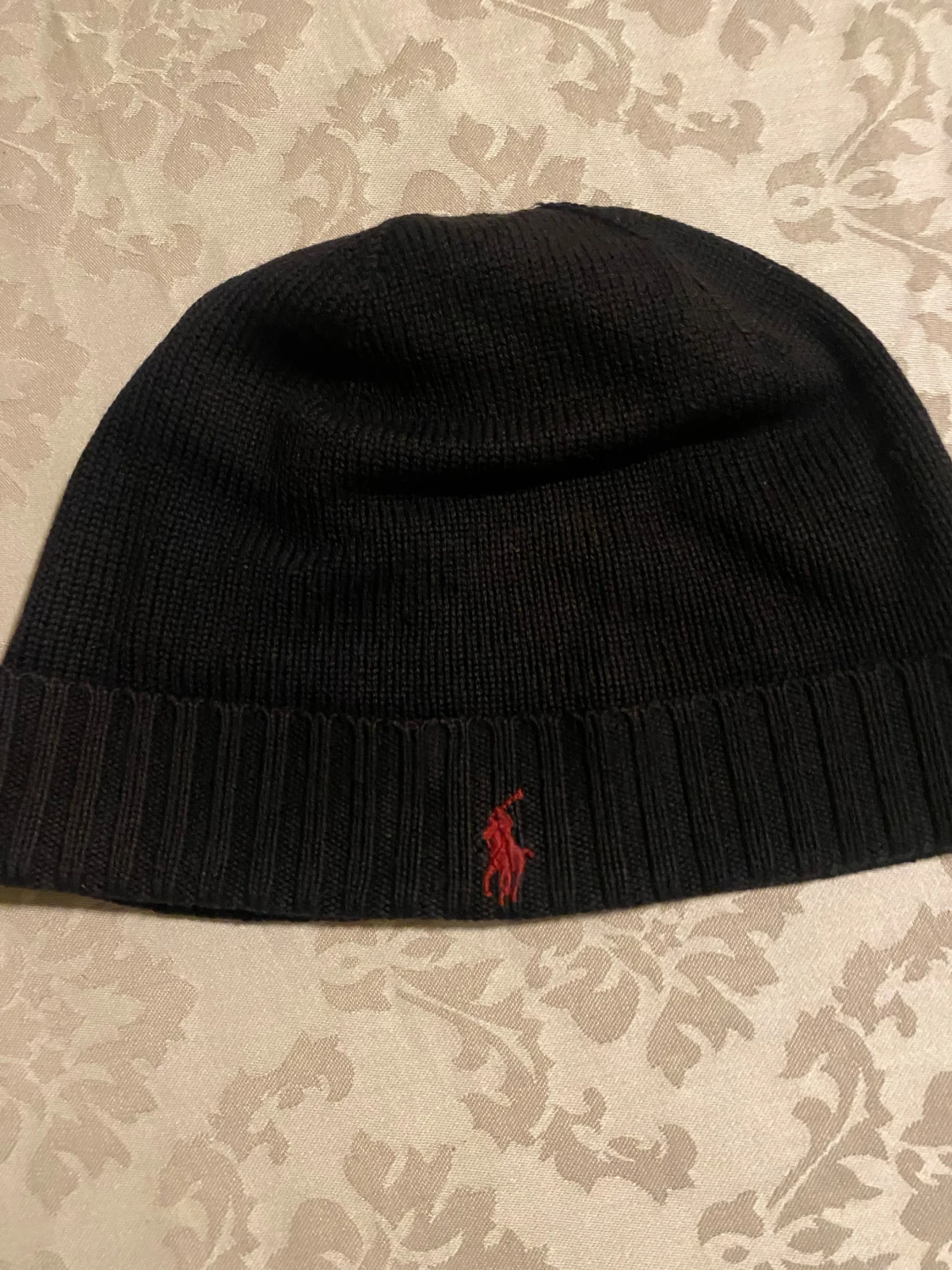 Svart stickad mössa från Polo Ralph Lauren